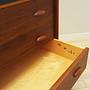 Vintage Kommode Teakholz Braun 1970er Jahre 12