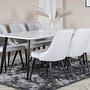 Polar Dining Table White Black 4