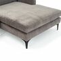 Astha Sofa Récamiere Rechts Danny Steel Grey 2