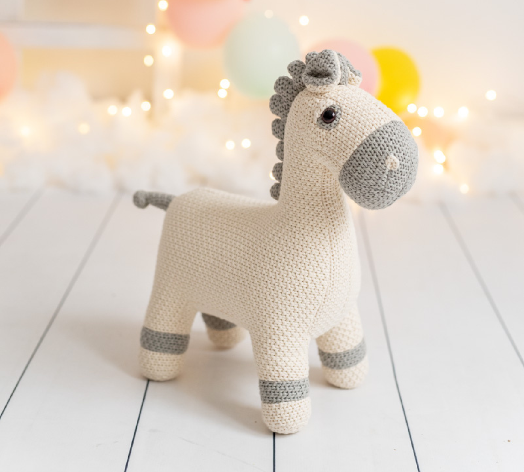 Mare Mini Plush Toy Cotton White 0