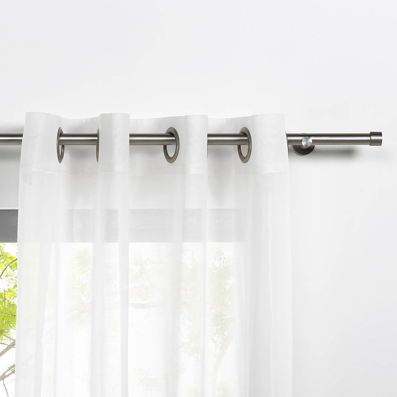 Ösenschal Pure Polyester Weiß 135 x 300 cm 3