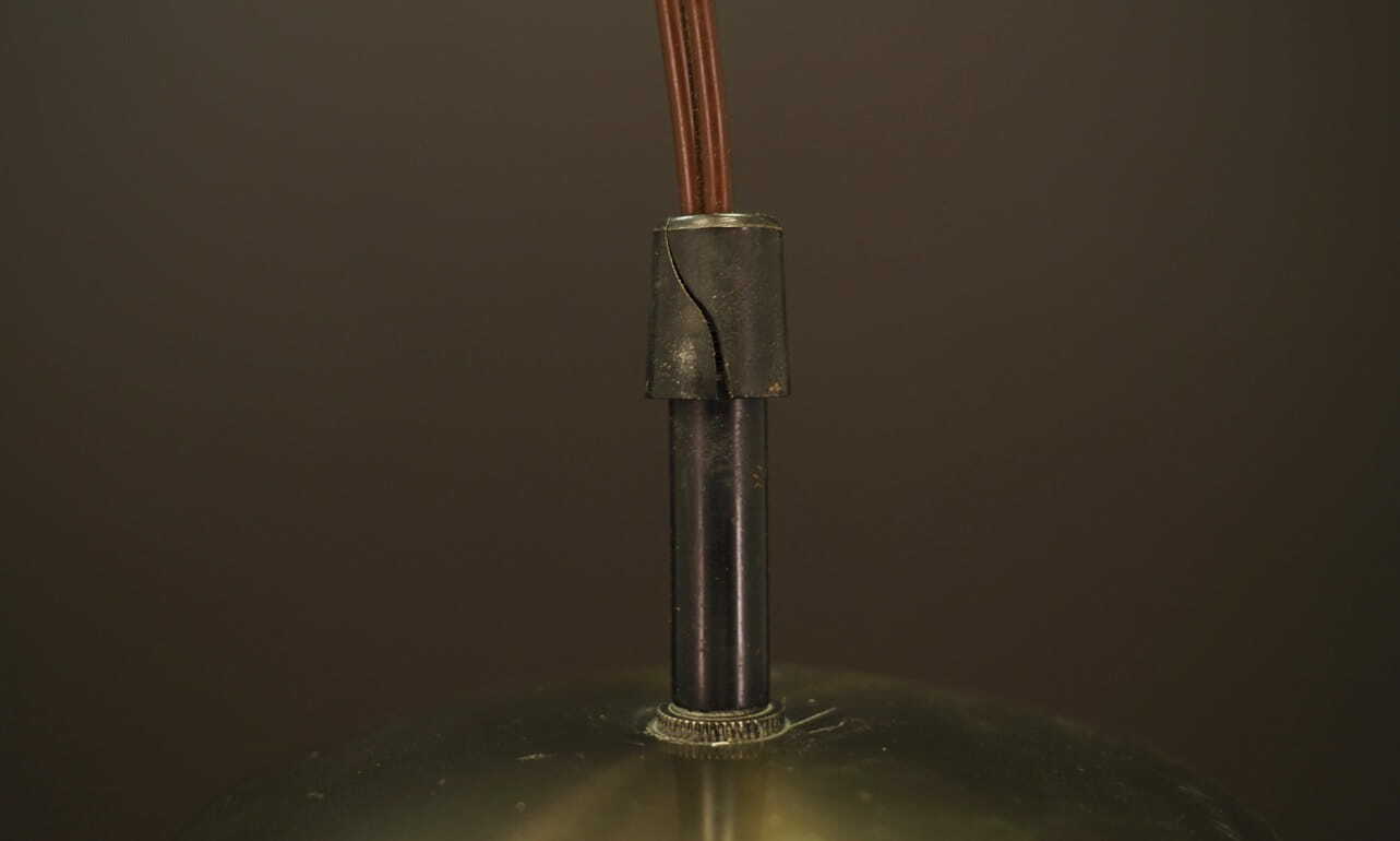 Vintage pendant lamp metallic colors 1970s 7