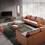 Rectangular corner table walnut 2110 5