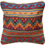 Kilim Kissenbezug Mehrfarbig 0