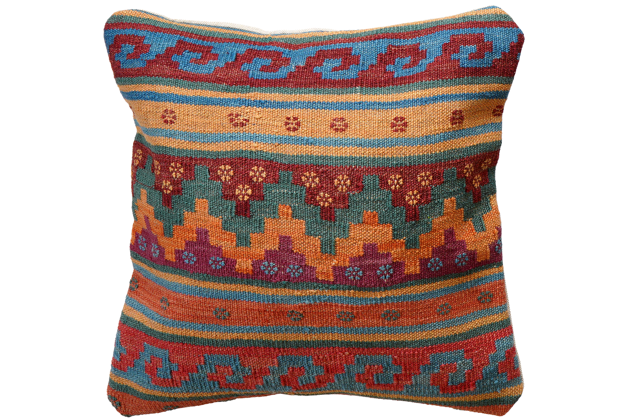 Kilim Kissenbezug Mehrfarbig 0