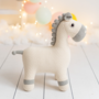 Mare Mini Plush Toy Cotton White 1