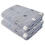 2x Handtuch-Set Quattro Frottee Graphit 0