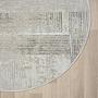My Way Short Pile Rug Cotton Beige Ø 120cm 4