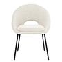 Upholstered chair Kelibia White 4