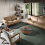 Rectangular corner table walnut 2110 6
