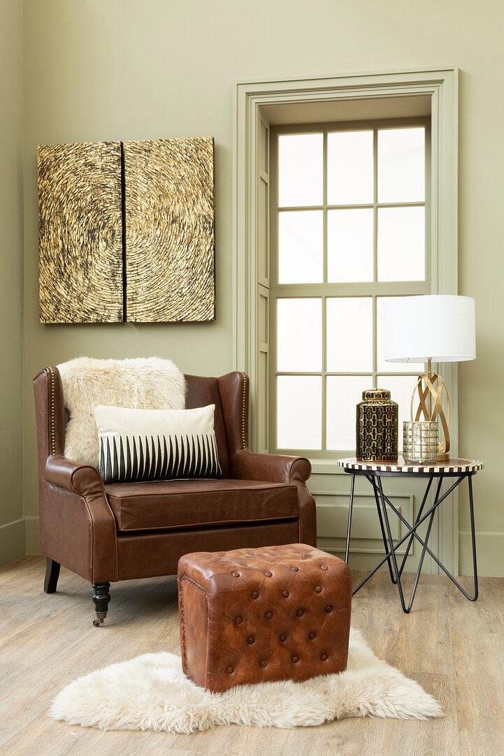 Artisan Round Side Table Acacia Wood Natural 3