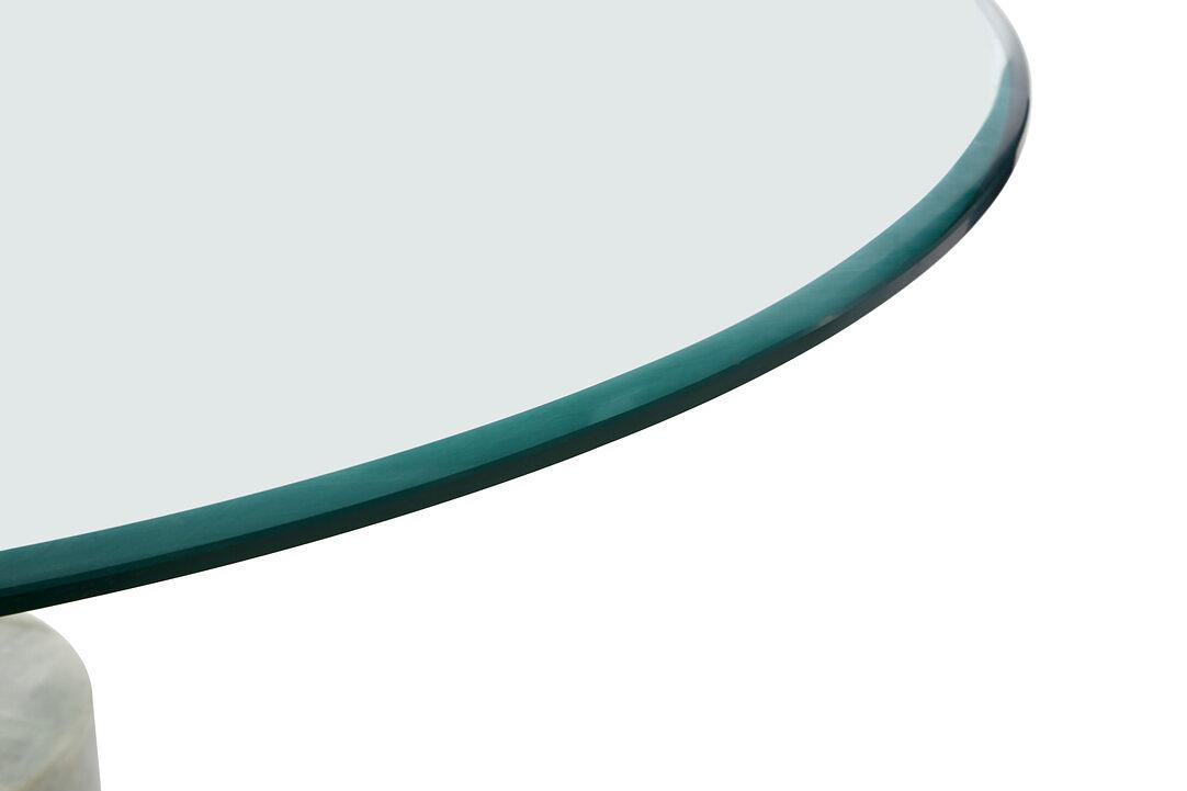 Side table Marble Glass White 5