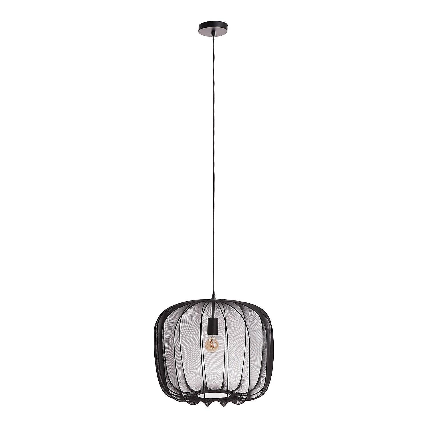 AMAL Hängeleuchte 1-Flammig Eisen Schwarz 50 cm 1