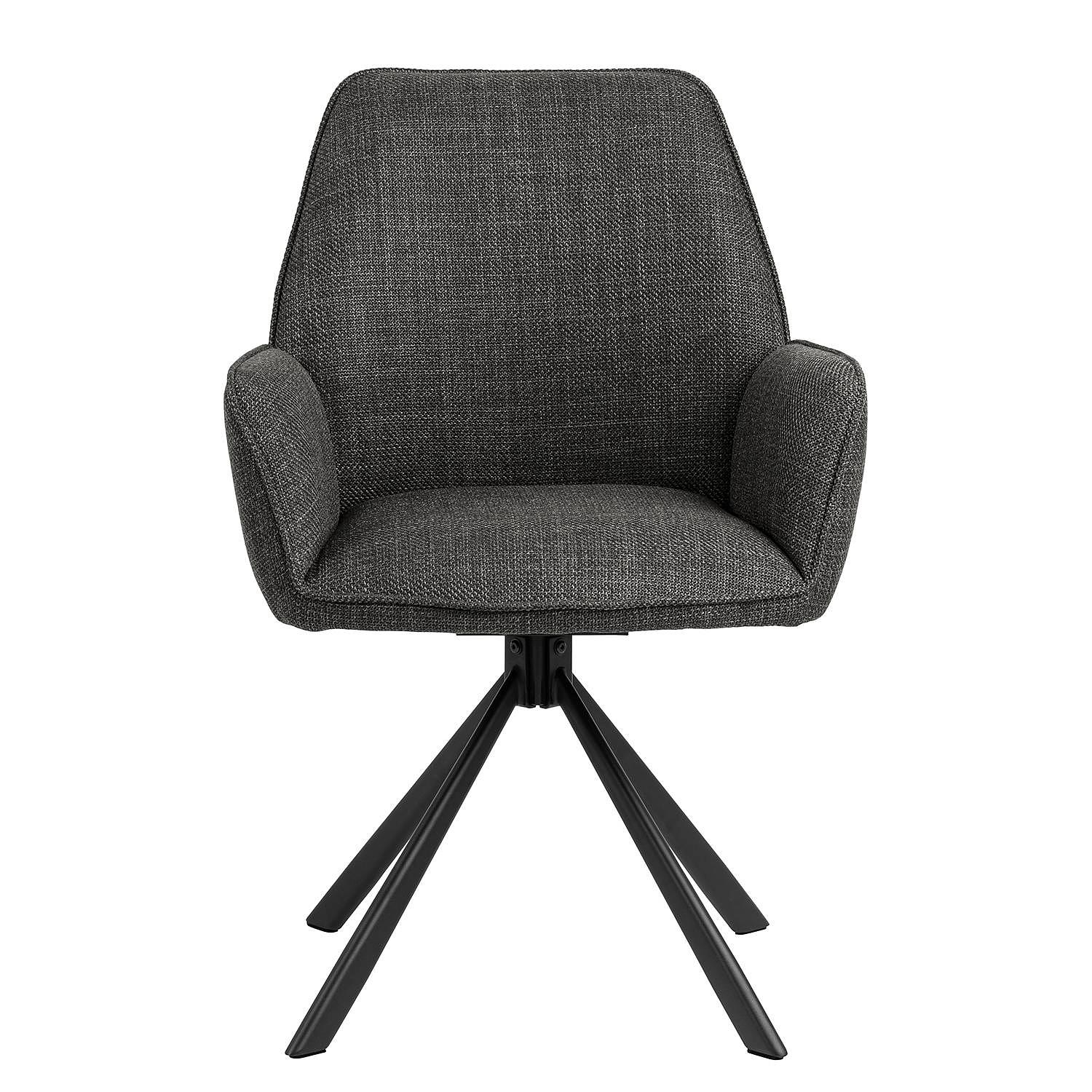 2x Drehbarer Armlehnenstuhl SUNDET Strukturstoff Badia 4