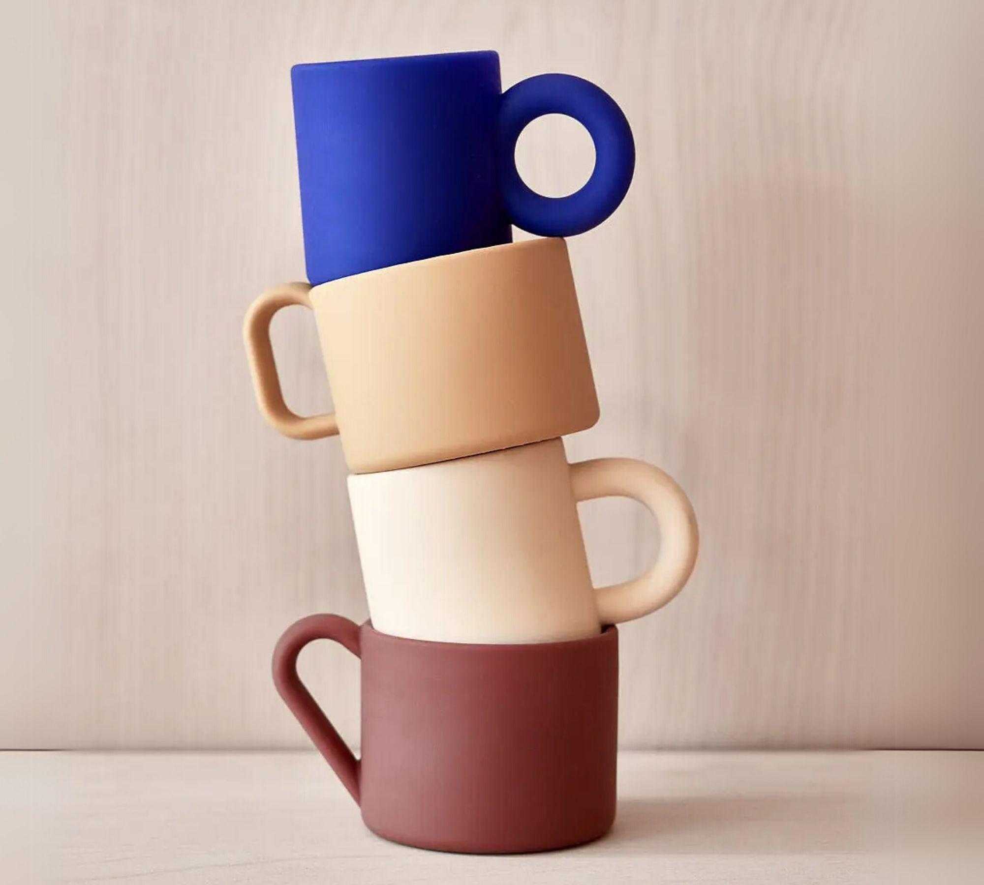 2x Nomu Becher Silikon Mehrfarbig 2