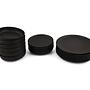 Dinnerware set 18-pc. Porcelain Matte Black 6