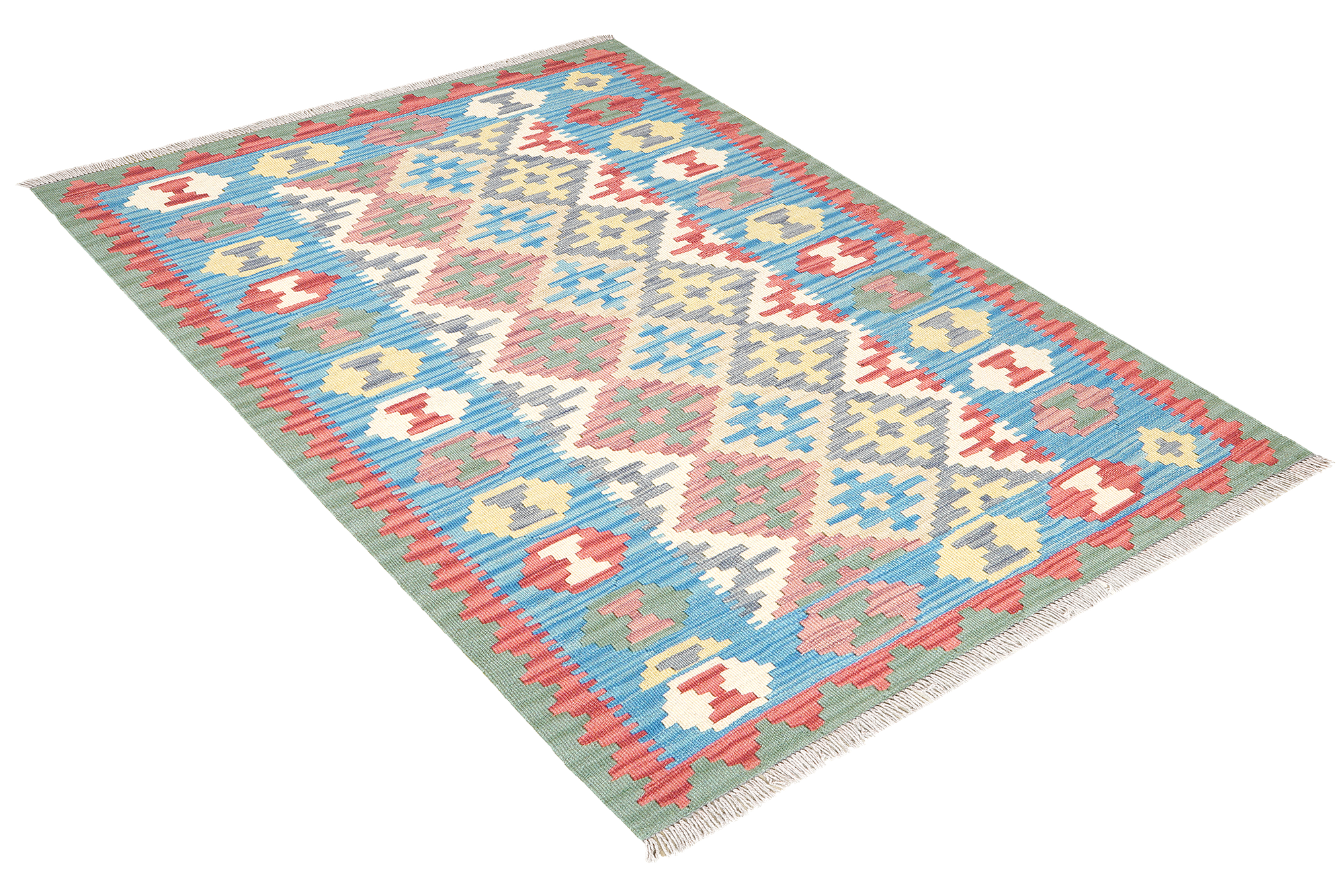 Kelim Gashgai Carpet Wool Multicolored 2