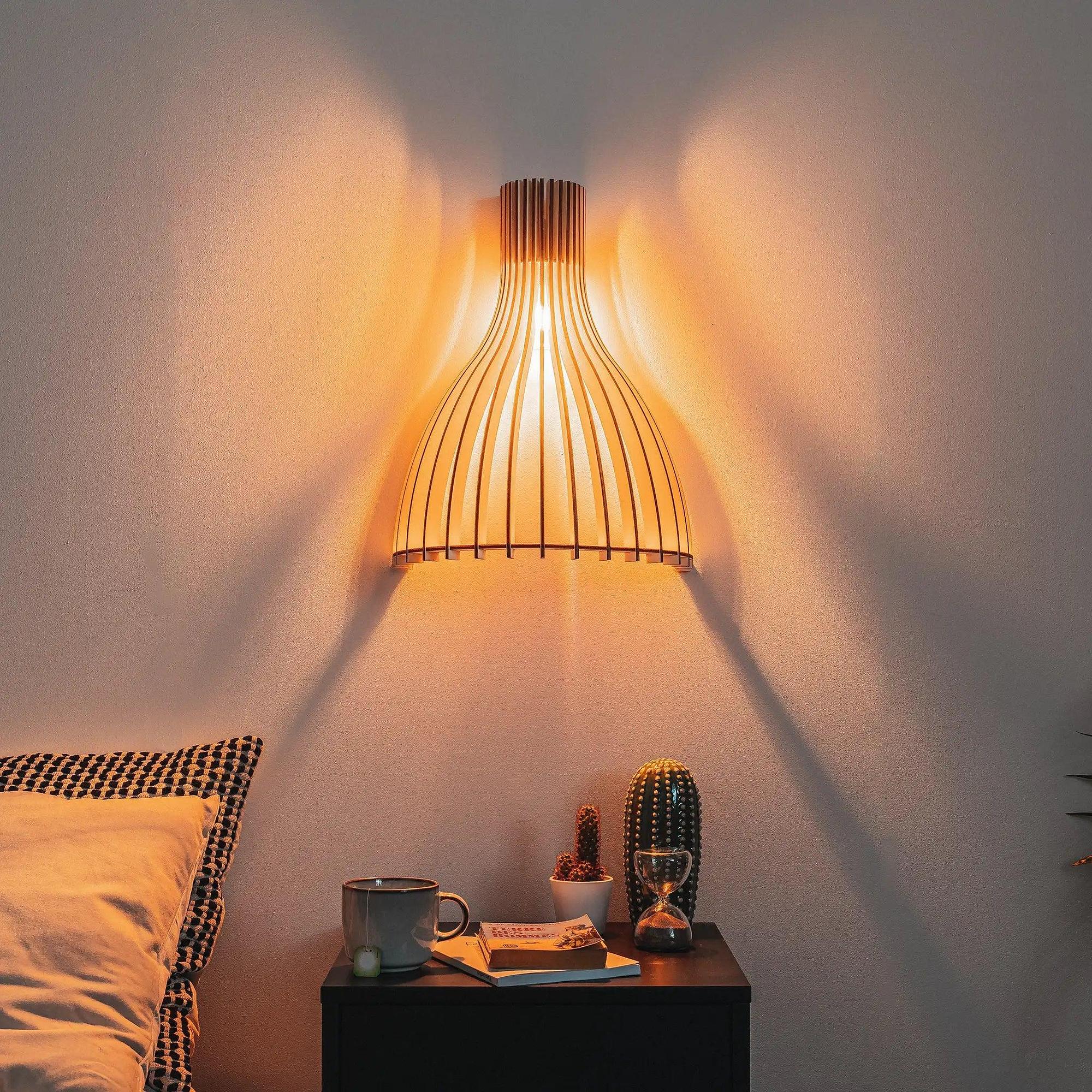 Ariel Wandlampe Holz 1