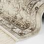 Oriental Teppich Baumwolle Creme 95 x 140 cm 3