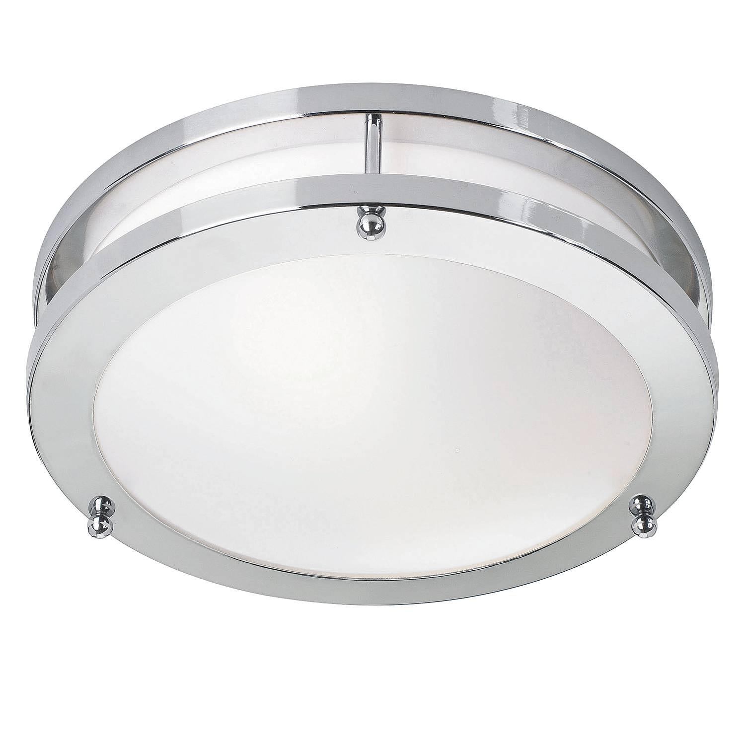LED Ceiling Light Täby Acrylic Glass Stainless Steel 0