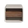 Nightstand Wood veneer Grey 1