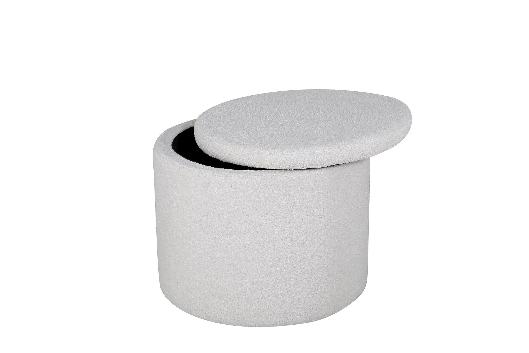 Dunken Pouf Offwhite Teddy 1