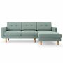 Conrad Sofa Récamiere Rechts Fabio Grey Green 0