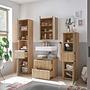 Rookerie washbasin vanity unit oak look 3