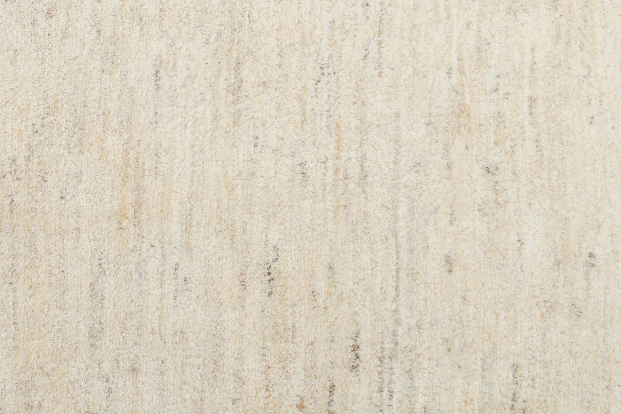 Gabbeh Teppich Wolle Beige 5