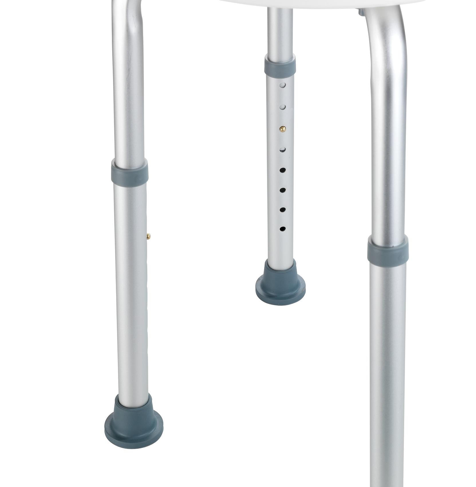 Duschhocker Secura Aluminium Weiß 2