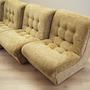 Modulsofa Beige 1960er Jahre 3