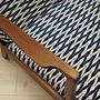 Armlehnstuhl Textil Holz 1970er Jahre 9