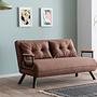 Sando Sofa Bed 2-Seater Light Brown 1