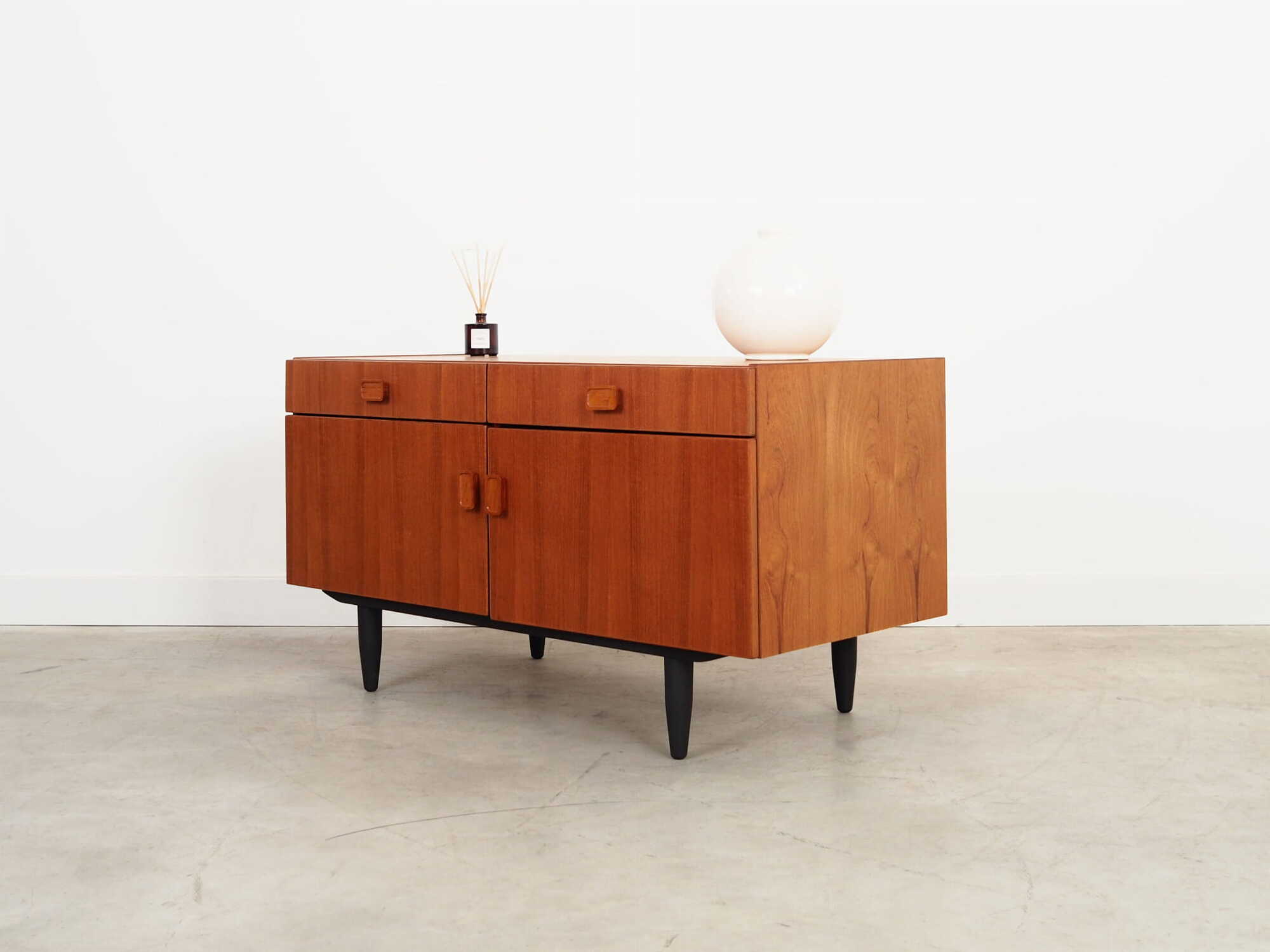 Vintage Schrank Teakholz Braun 1970er Jahre 3