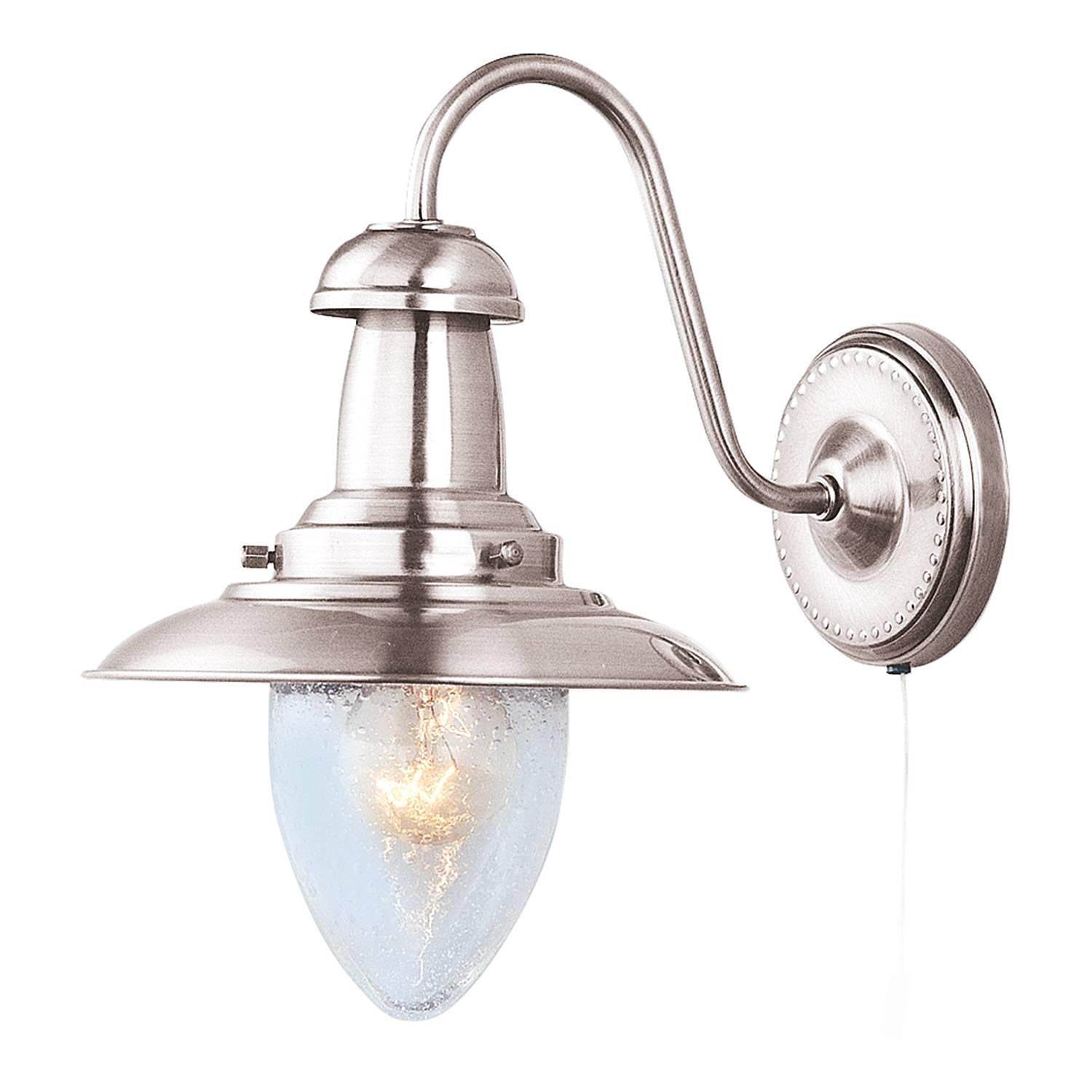 Wandleuchte Fisherman Glas / Stahl 1-flammig 0