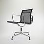 Eames EA 108 Stuhl Chrom Netz Schwarz 0