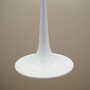 Vintage Pendant Lamp Metal White 1970s 2
