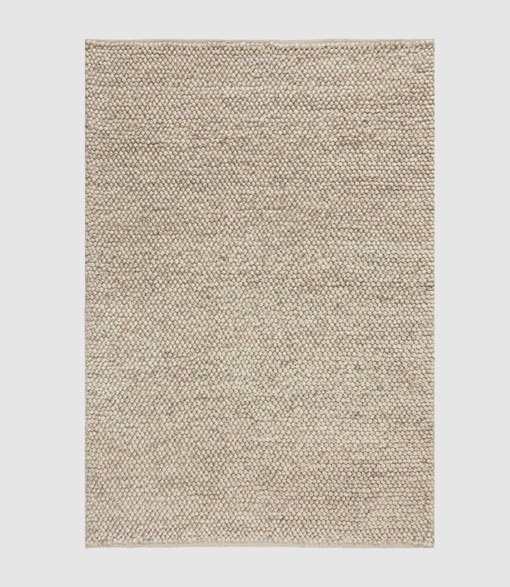 Wollmischteppich Minerals Hellgrau 160 x 230 cm 1