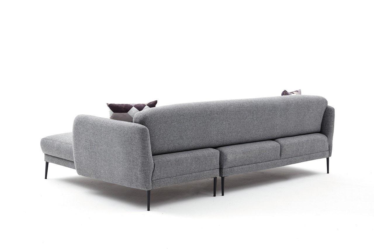 Venus Sofa Récamiere Rechts Grau 9