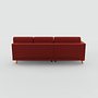 Tyme Ecksofa Melierte Wolle Blutorange 3