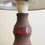 Vintage table lamp ceramic multicoloured 1960s 6