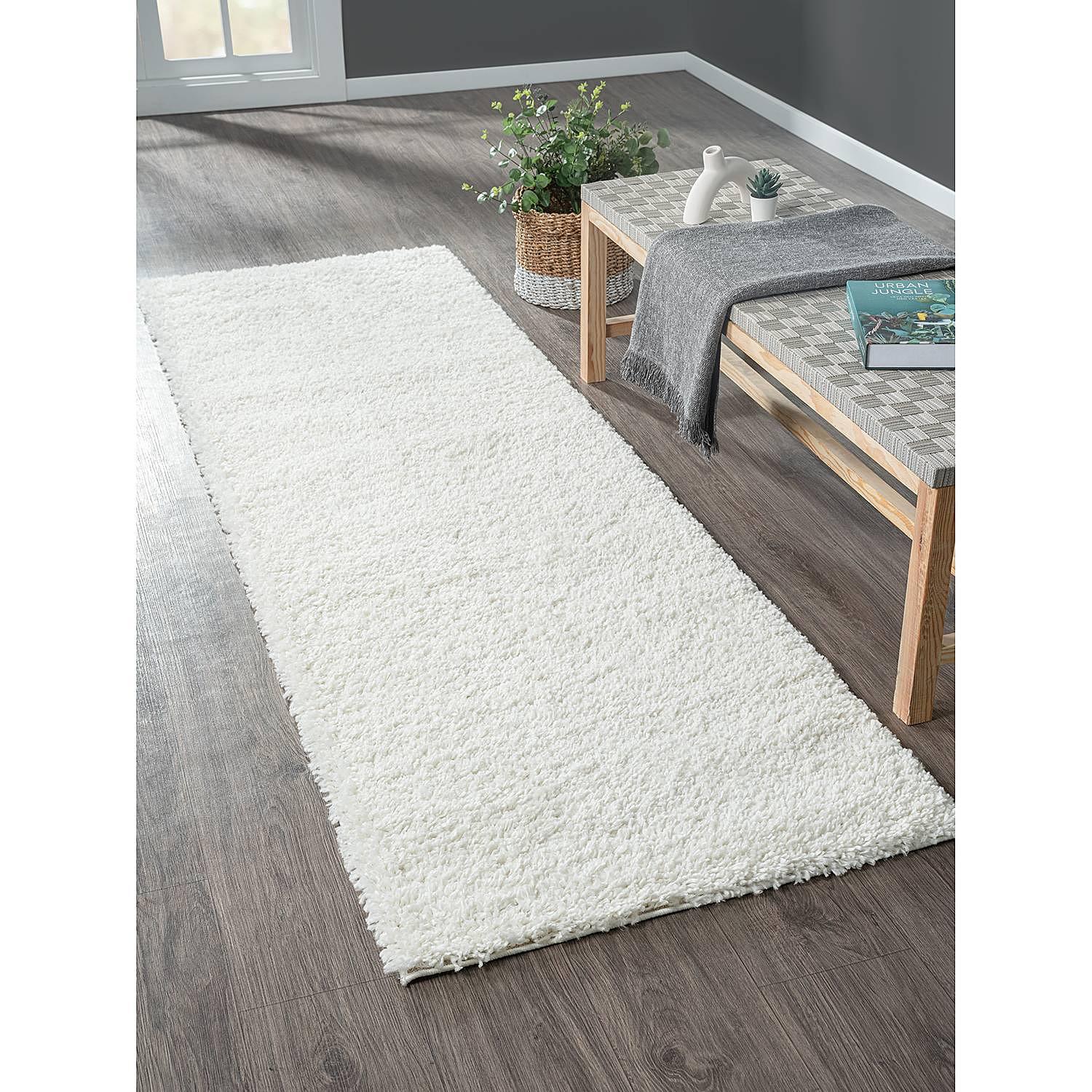 Hochflorteppich My Shaggy Polypropylen Jute Creme 80x250 2