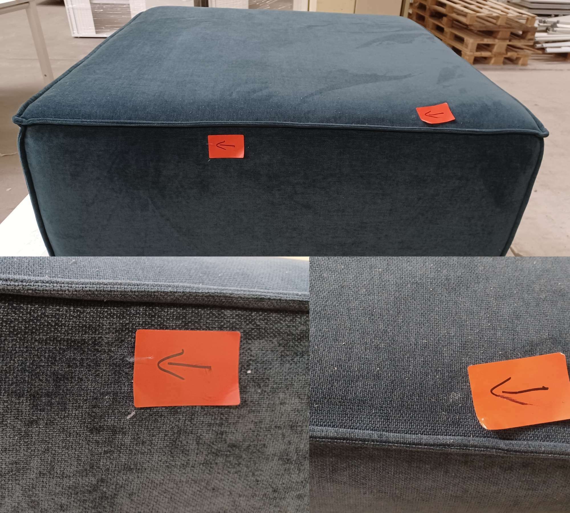 Dane Polsterhocker Danny Dusty Blue 4