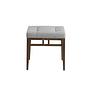 Hocker Textil Grau 1