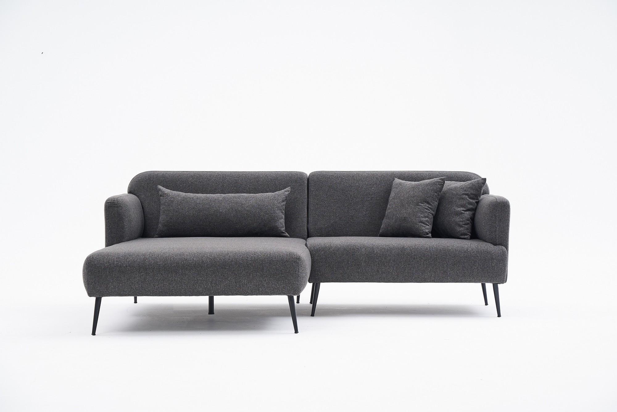 Revos Sofa Récamiere Links Anthrazit 4