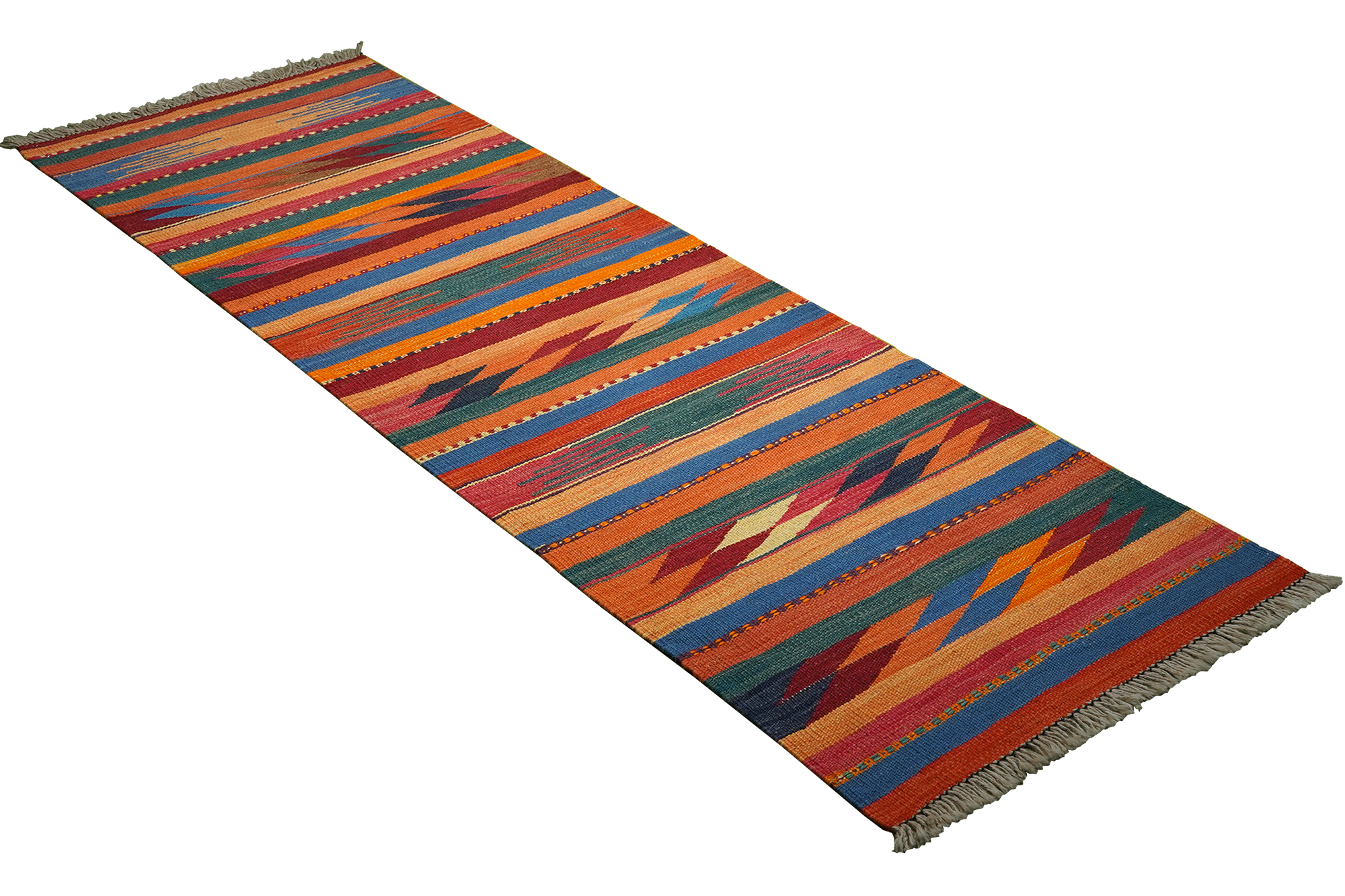 Kilim Gashgai Teppich Mehrfarbig 2