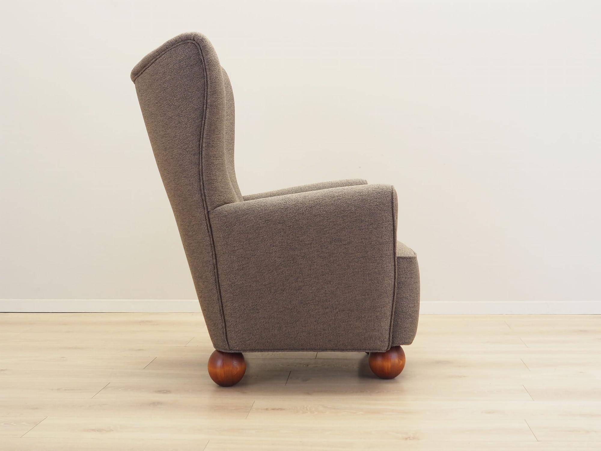 Armchair Textile Brown 8