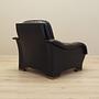 Armchair Faux Leather Black 1980s 8