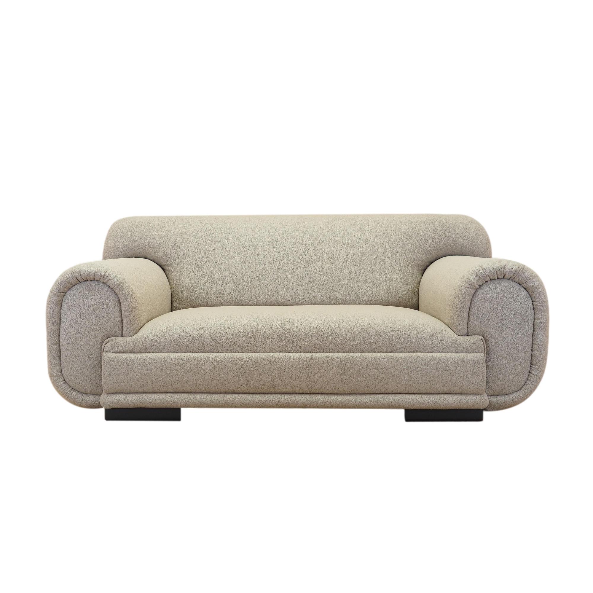 Sofa Zweisitzer Beige 1970er Jahre 0