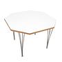 White table, Danish design, 1980s, manufactured i 0